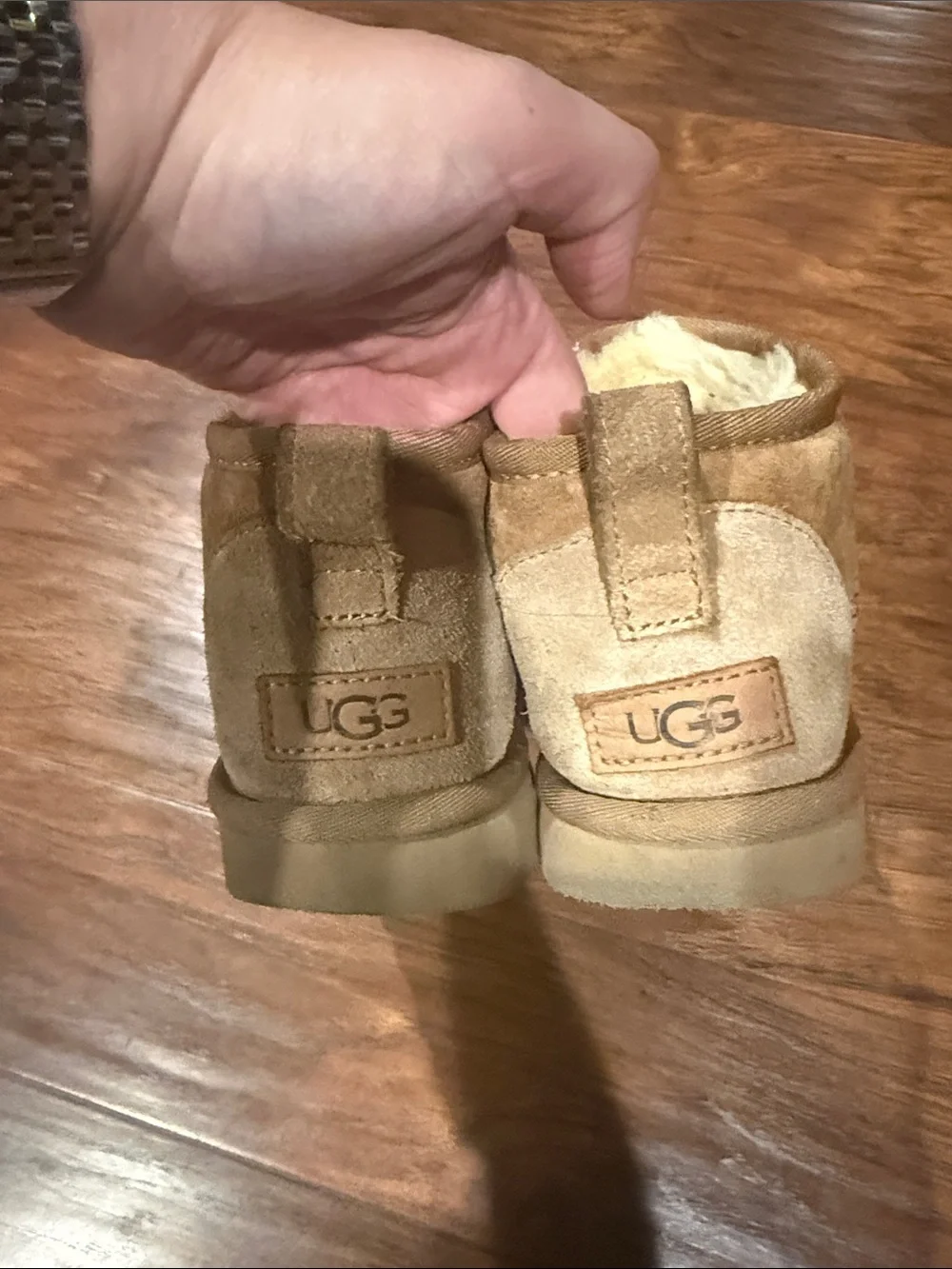 UGG Chestnut Suede Short Booties - Tan - Picture 4 of 5